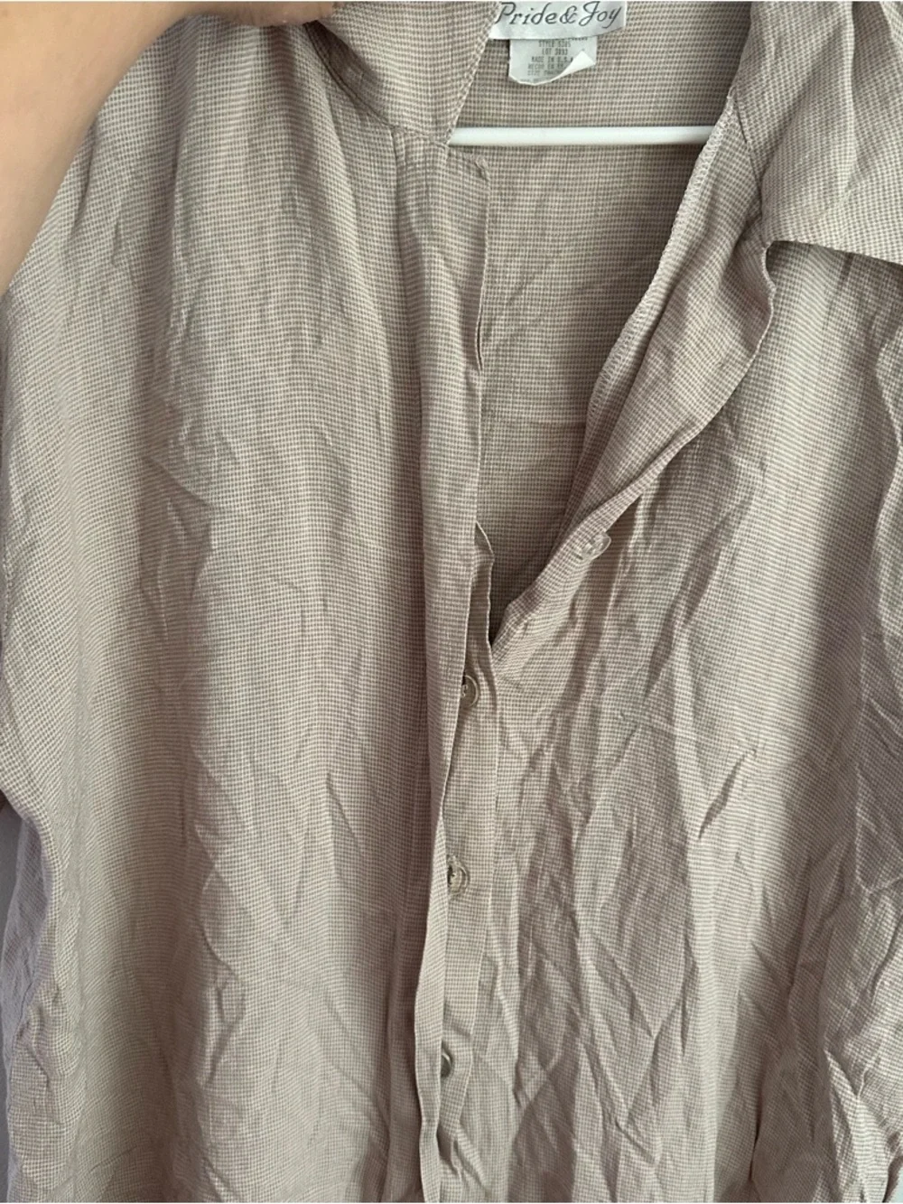 20w vintage women’s plus size button up pride & joy short sleeve 2x 2xl - Picture 4 of 9